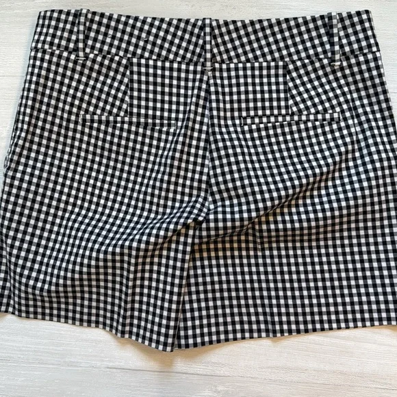 Ann Taylor Black and White Checkered Shorts - Picture 2 of 7